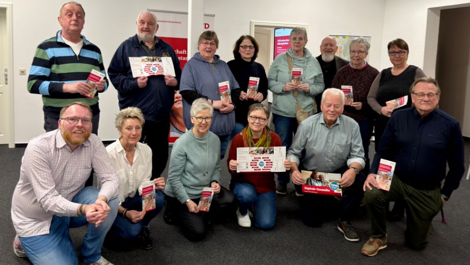 Die ersten Digitalen Gesandten des SoVD im Kreis Dithmarschen sind bereit